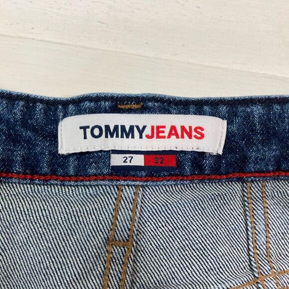 Tommy Hilfiger Big Flag Jeans Women’s 27/32 VTG High Rise Blue Y2K Casual - Picture 7 of 12